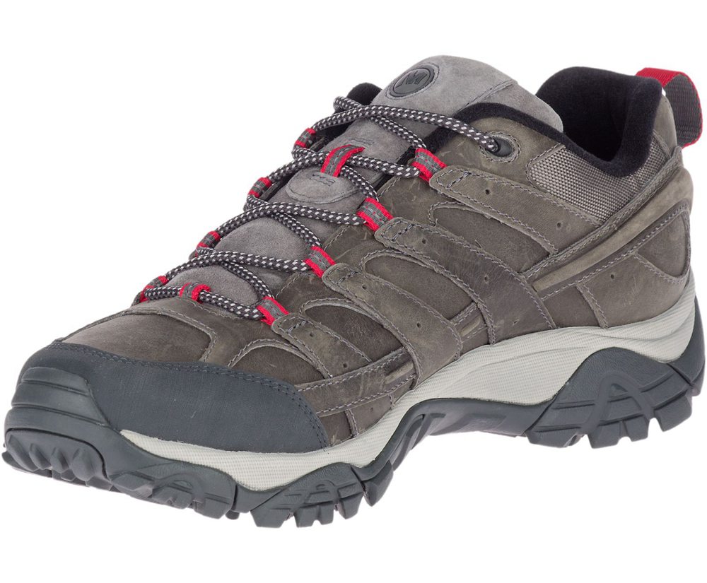 Merrell Hiking Shoes Grey - Moab 2 Prime - Mens 57ZYAWJMD